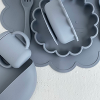 SILICONE 6 PIECE FEEDING BUNDLE SET